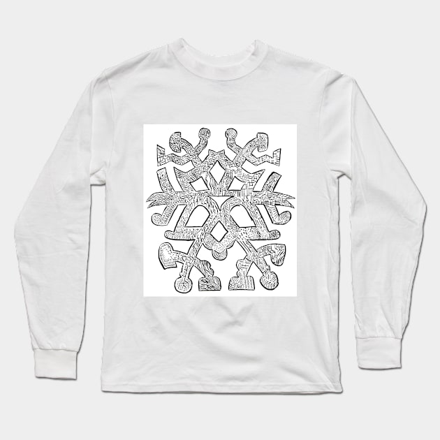 Doylie Skull Long Sleeve T-Shirt by House of Harley